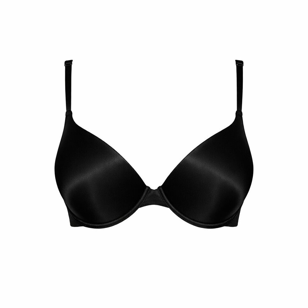 Victoria's Secret Full Coverage Bra Size 36D Black Underwire Adjustable